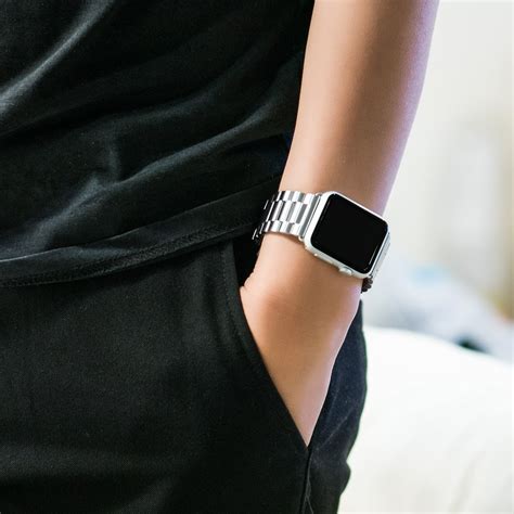 apple watch link bracelet clone|apple stainless steel link bracelet.